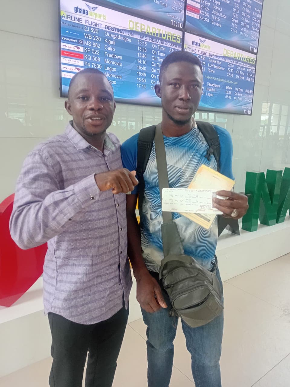 Departure Board — Ghana Airports