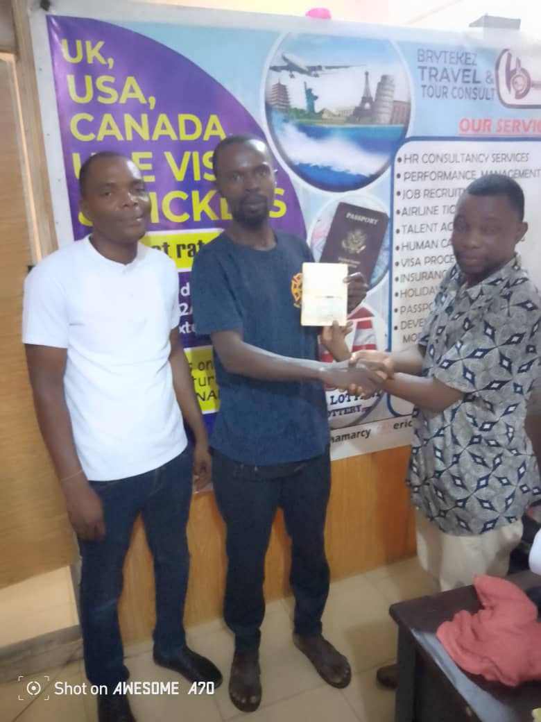 Passport Handover Ceremony